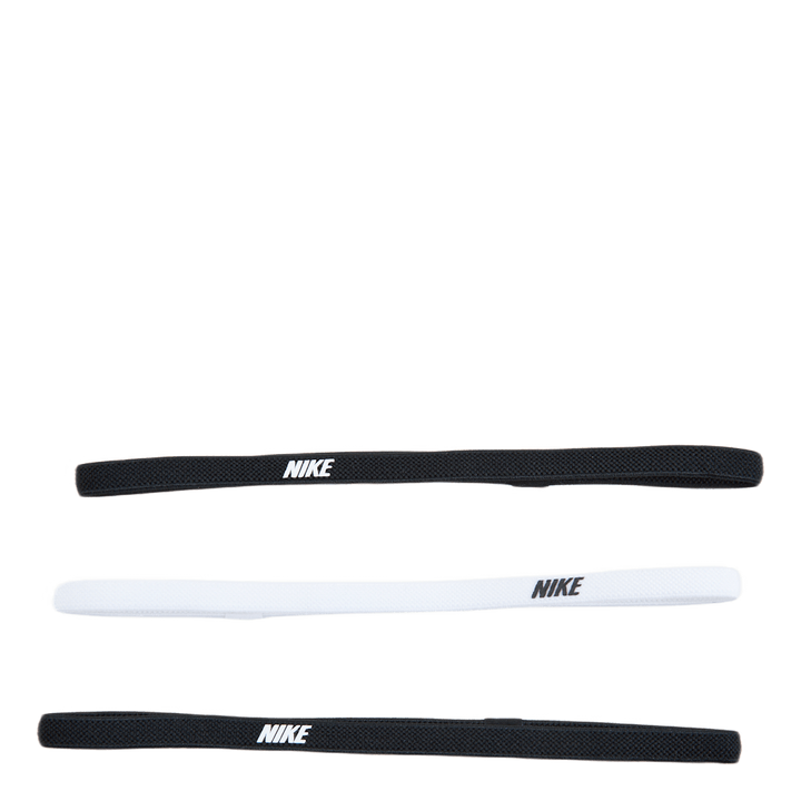 Nike Elastic Headbands 2.0 3 P Black/white/black