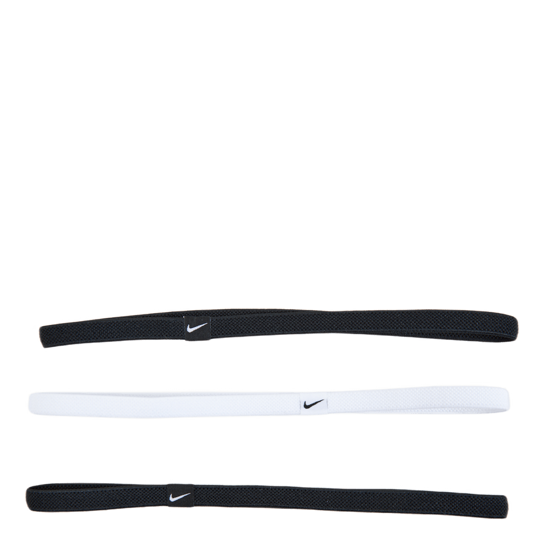 Nike Elastic Headbands 2.0 3 P Black/white/black