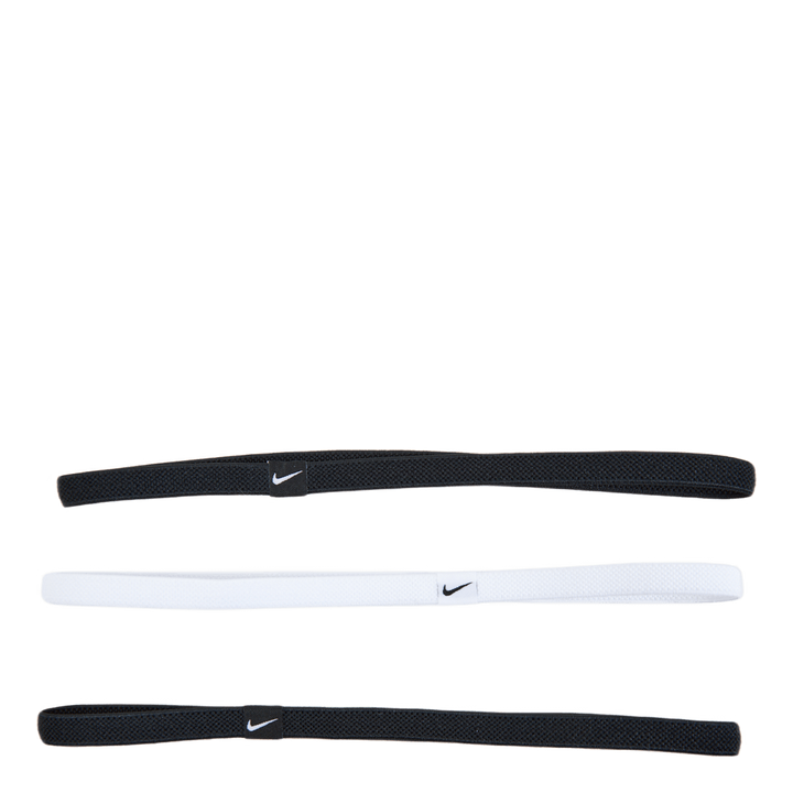 Nike Elastic Headbands 2.0 3 P Black/white/black