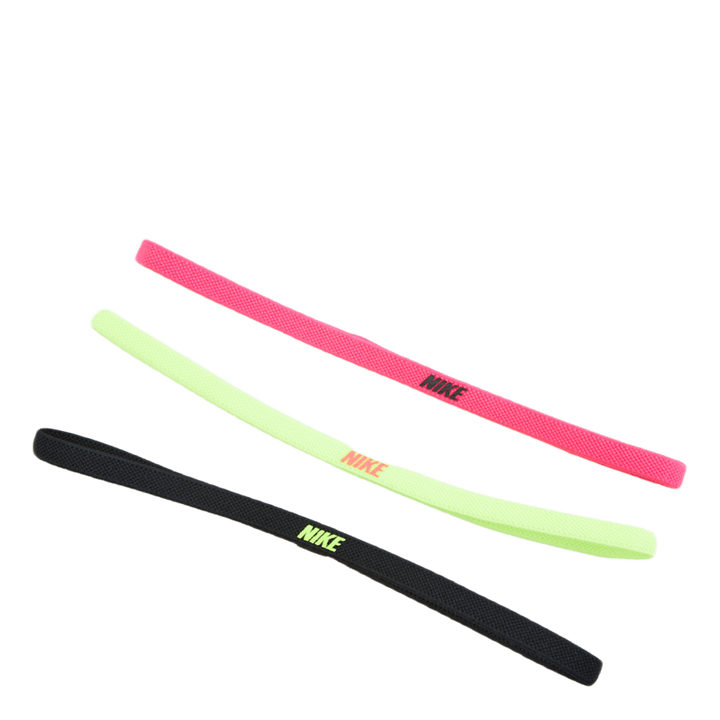 Nike Elastic Headbands 2.0 3 P Volt/black/hyper Pink