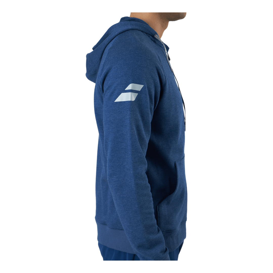 Jacket Exercise Hood Blue