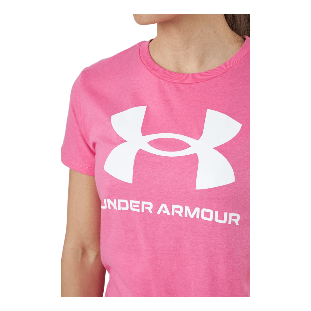Under Armour Live Sportstyle Graphic Ssc Bubble Gum White