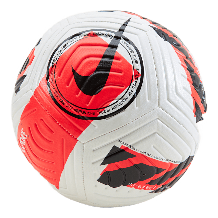 Nike Strike Soccer Ball White/bright Crimson/black