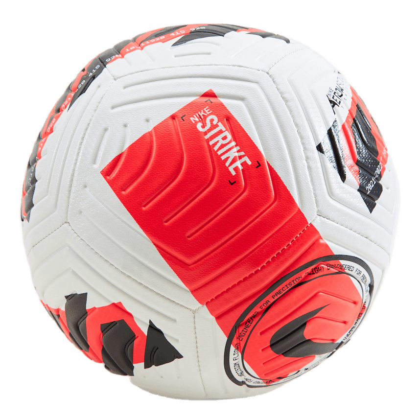 Nike Strike Soccer Ball White/bright Crimson/black