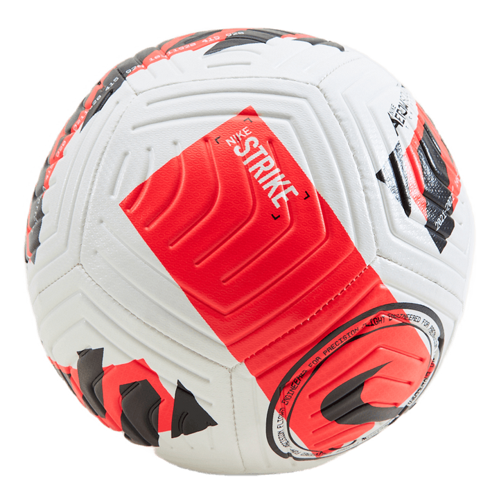 Nike Strike Soccer Ball White/bright Crimson/black