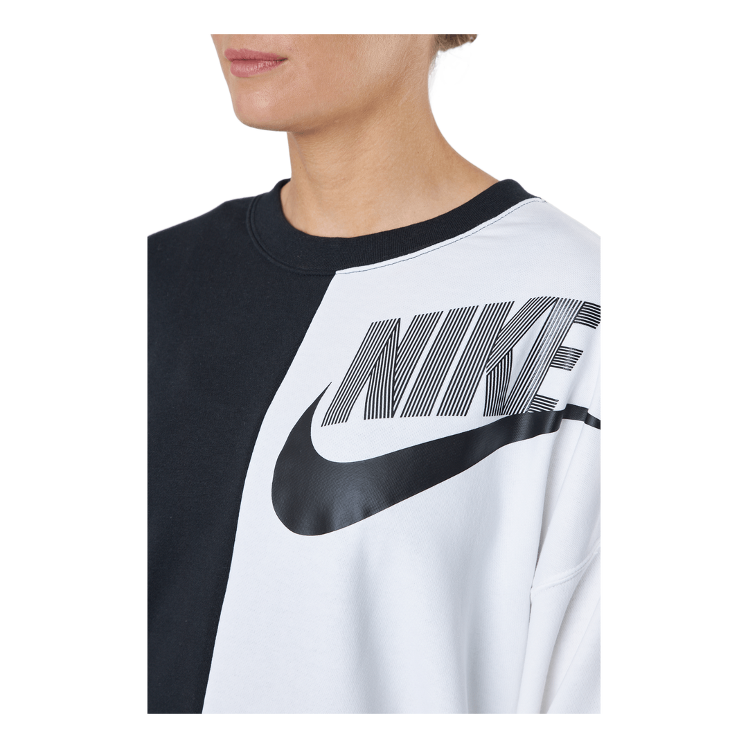 Nike W Oos Dnc – Flc Ft Nsw Black/white Crew