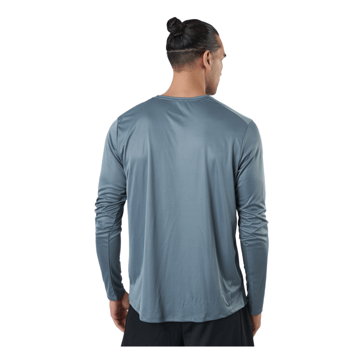 Dri-FIT Miler Men's Long-Sleeve Running Top SMOKE GREY/REFLECTIVE SILV