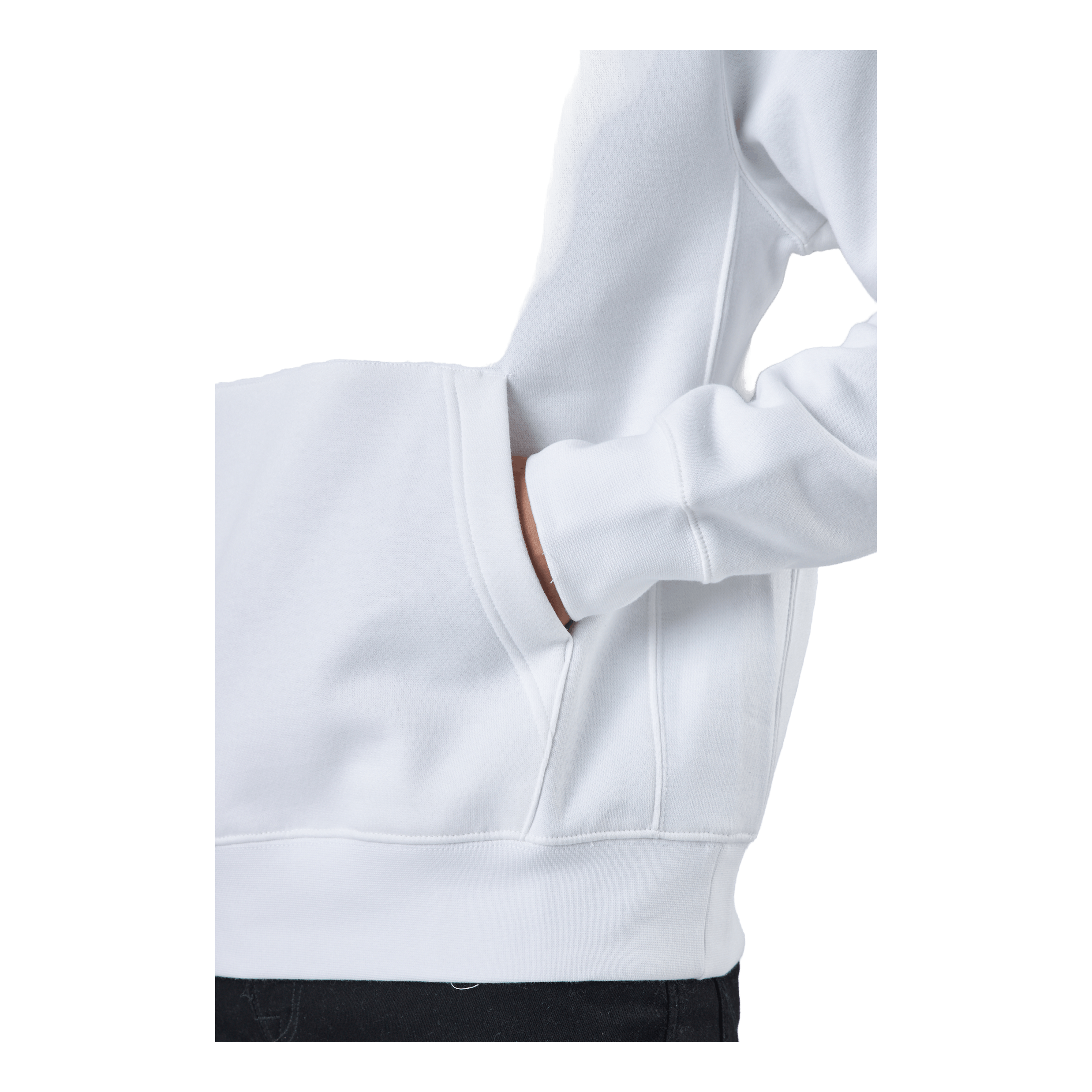 nike club fleece hoodie white