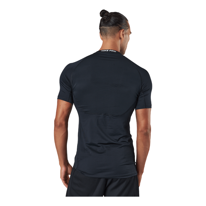 Pro Dri-FIT Men's Tight Fit Short-Sleeve Top BLACK/WHITE