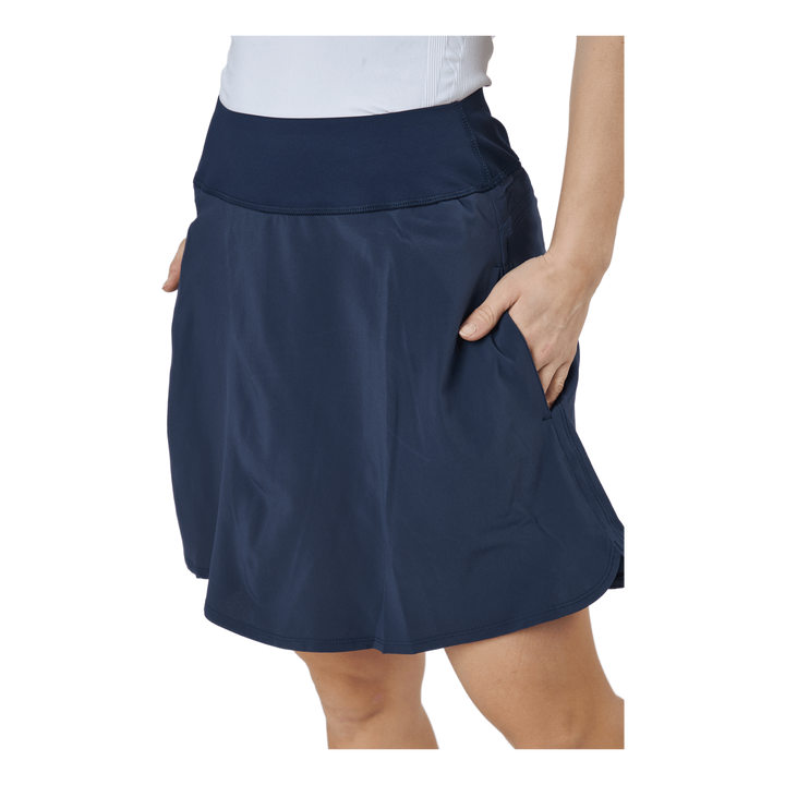 Pwrshape Solid Skirt Navy Blazer