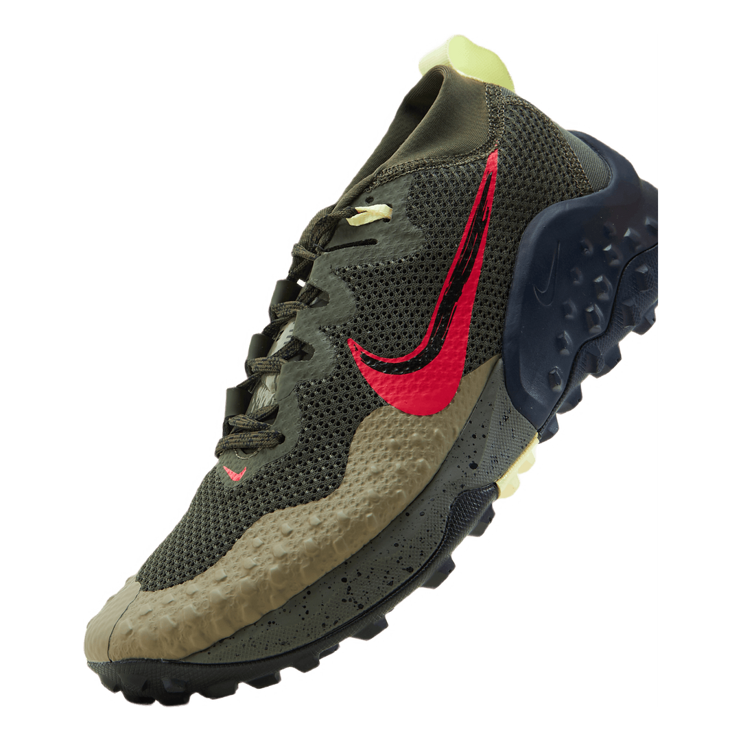 Nike Wildhorse 7 Men's Trail R Cargo Khaki/siren Red-matte Ol