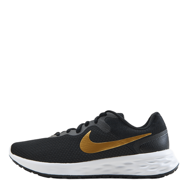 Nike Revolution 6 Next Nature  Black/metallic Gold-white