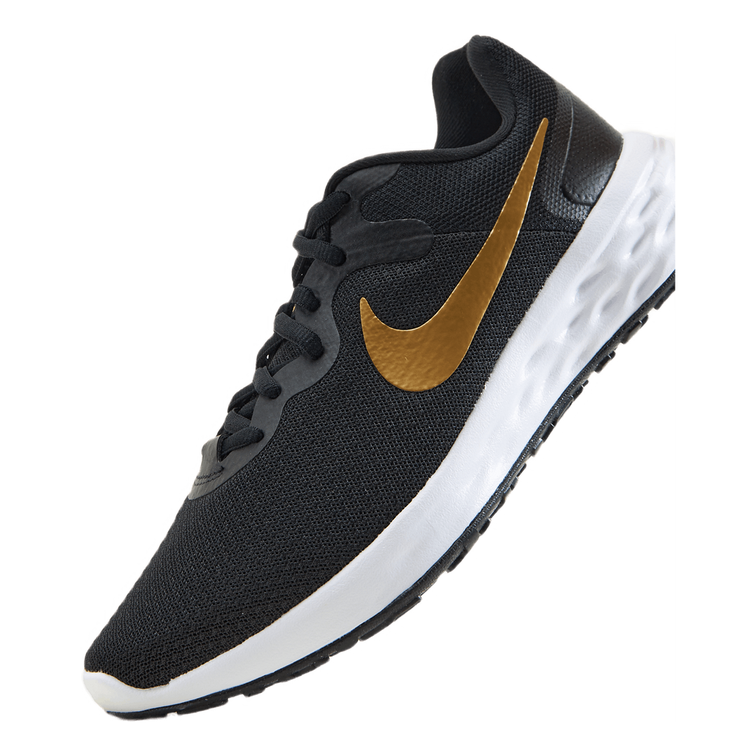 Nike Revolution 6 Next Nature  Black/metallic Gold-white