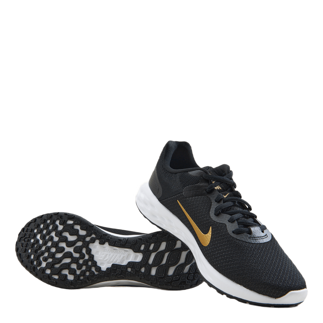 Nike Revolution 6 Next Nature  Black/metallic Gold-white