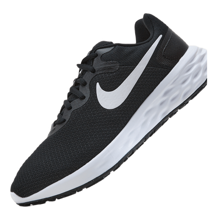 Revolution 6 Men's Running Shoes (Extra Wide) BLACK/WHITE-IRON GREY