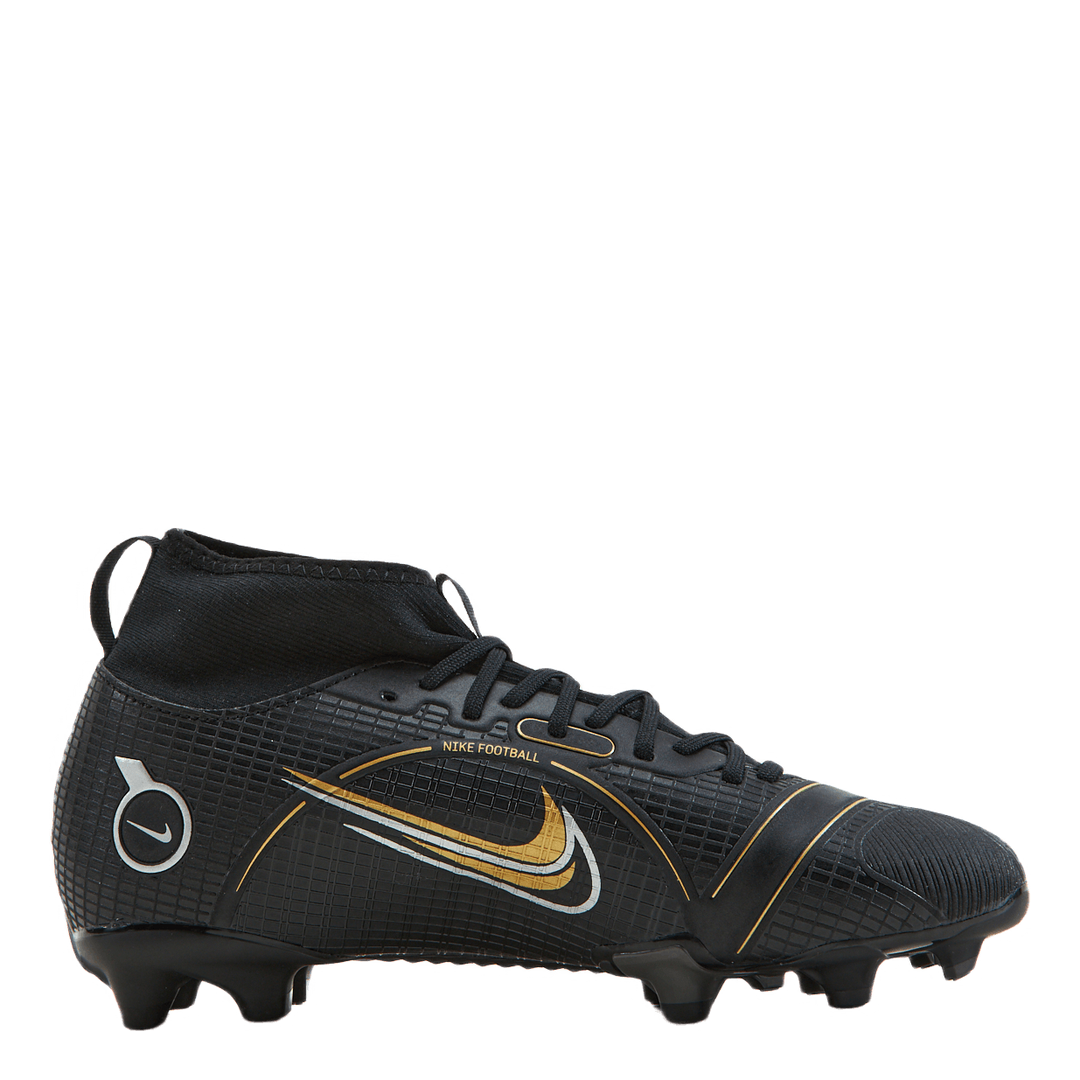 Junior Superfly 8 Academy Fg/mg Black/metallic Gold-metallic S