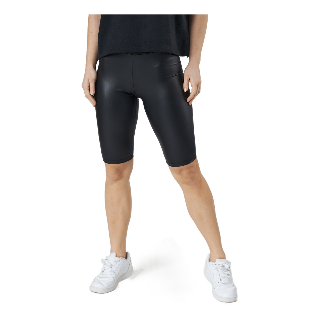 Shiny black cycling hot sale shorts