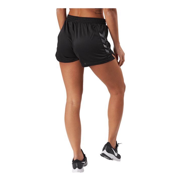 Hmlongrid Poly Shorts Wo Jet Black/forged Iron