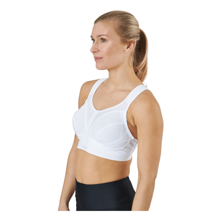 Active D+ Classic Support Bra White