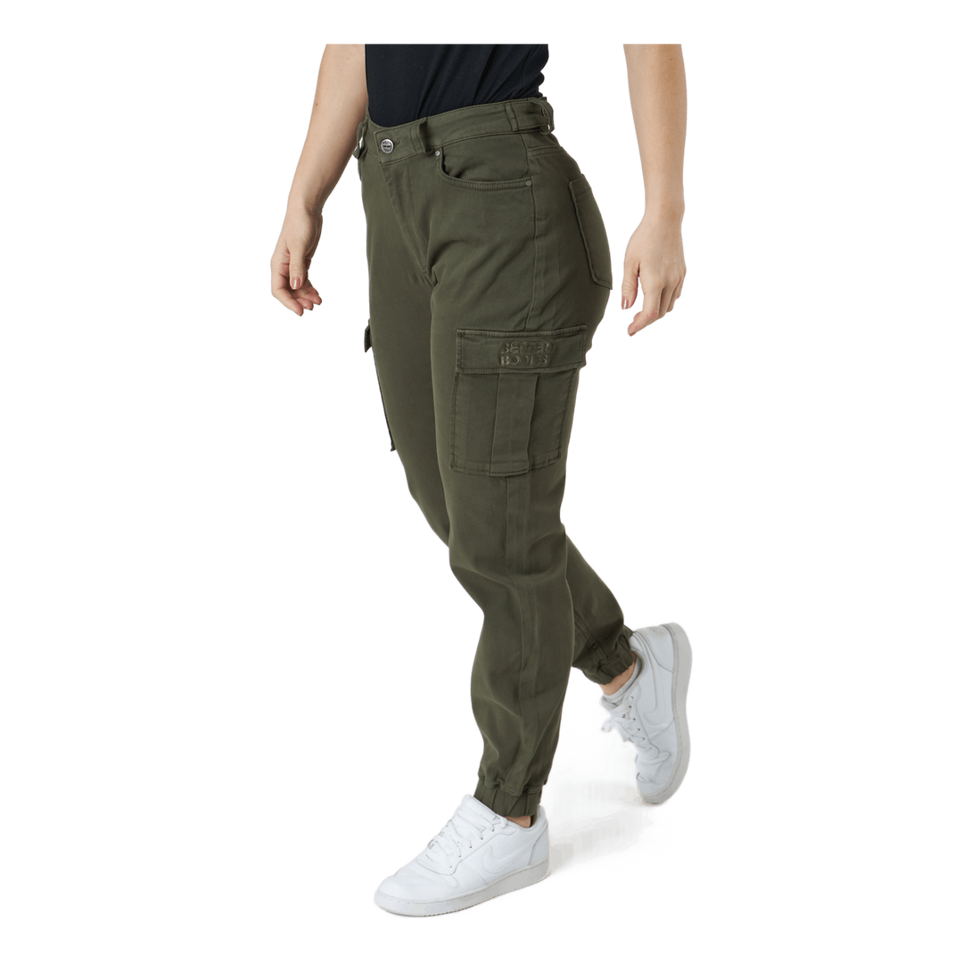 Cargo Pants Washed Green