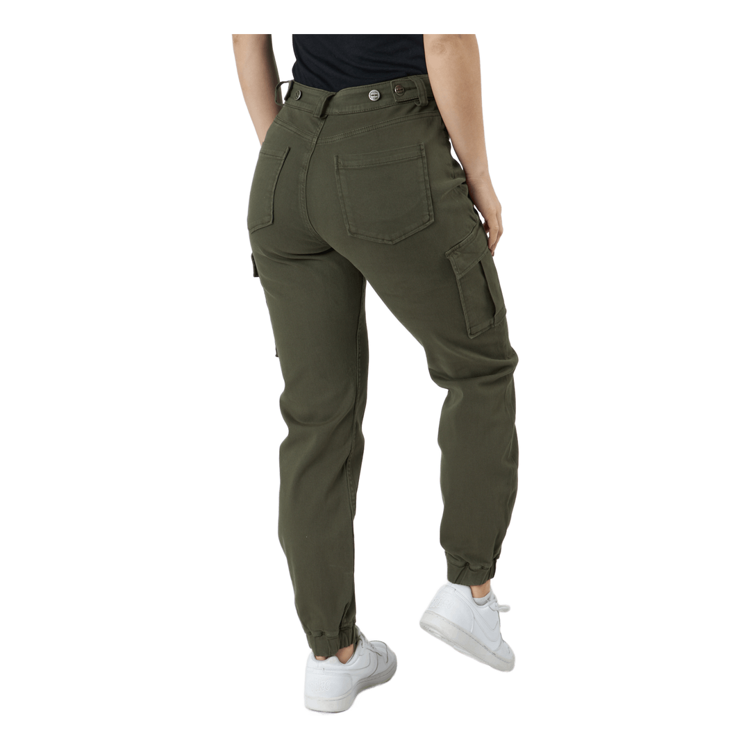 Cargo Pants Washed Green