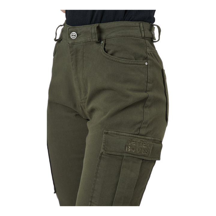 Cargo Pants Washed Green