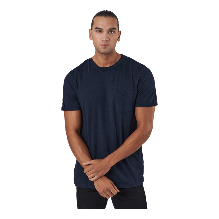 Jprblatropic Solid Ss Tee Crew Perfect Navy