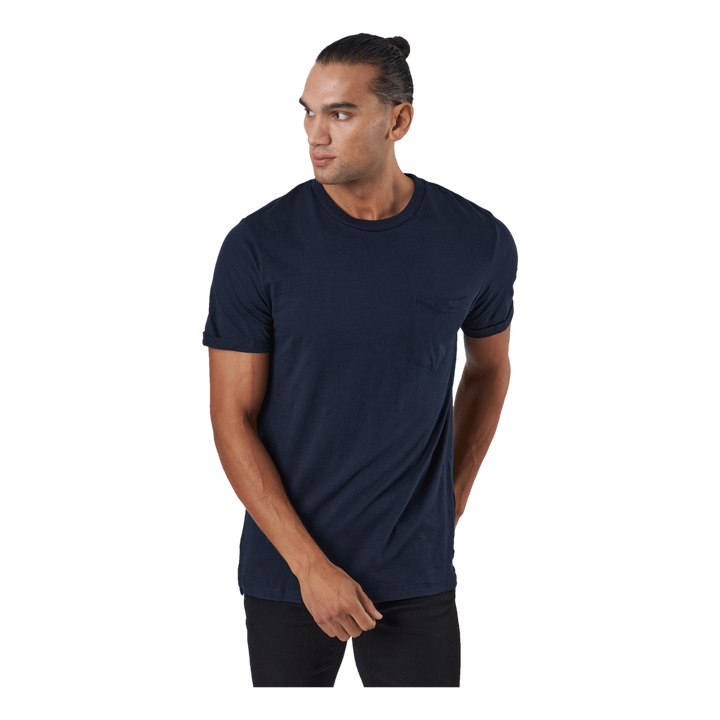 Jprblatropic Solid Ss Tee Crew Perfect Navy