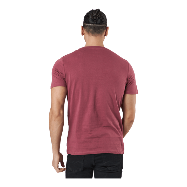 Jjeorganic Basic Tee Ss O-neck Hawthorn Rose