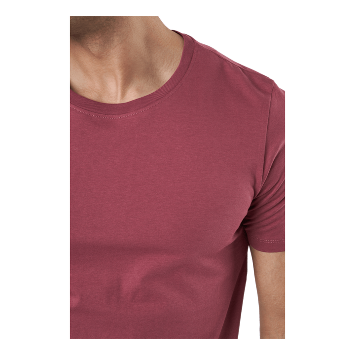 Jjeorganic Basic Tee Ss O-neck Hawthorn Rose