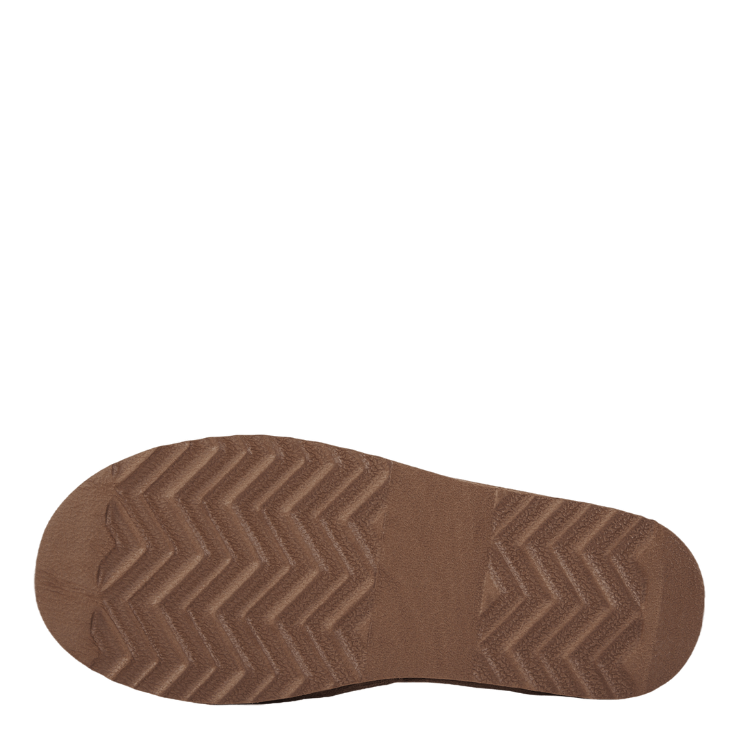 Tamara W Warm Leather Slipper Sudan Brown