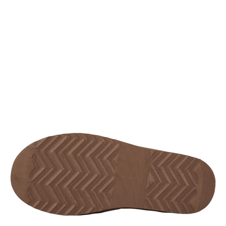 Tamara W Warm Leather Slipper Sudan Brown