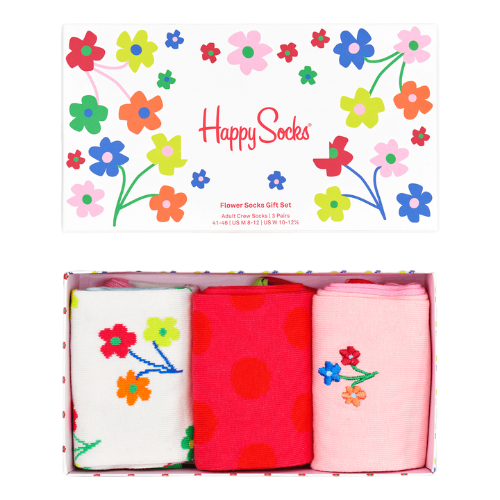 3-pack Flower Socks Gift Set 3300