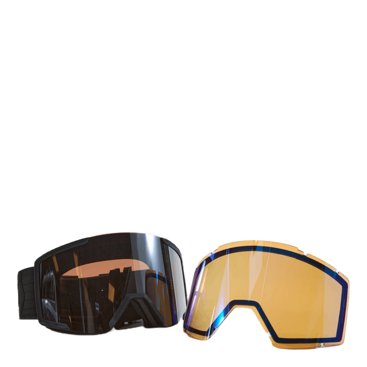 Sco Goggle Shield + Extra Lens Black