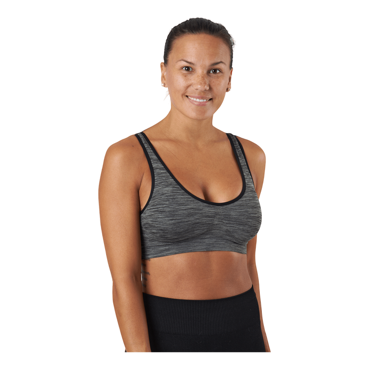 Mira Cir Sports Bra Black Melange