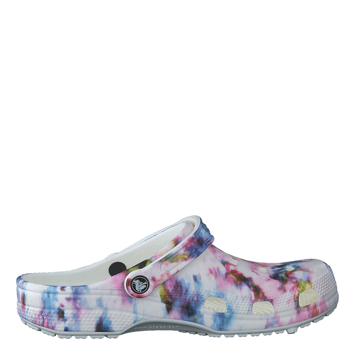 Classic Tie Dye Graphic Clog Garnet/multi