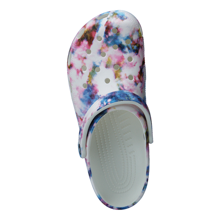 Classic Tie Dye Graphic Clog Garnet/multi