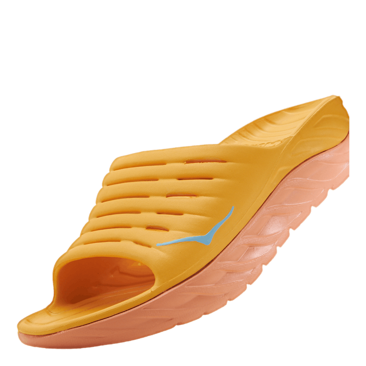 U Ora Recovery Slide Amber Yellow / Shell Coral