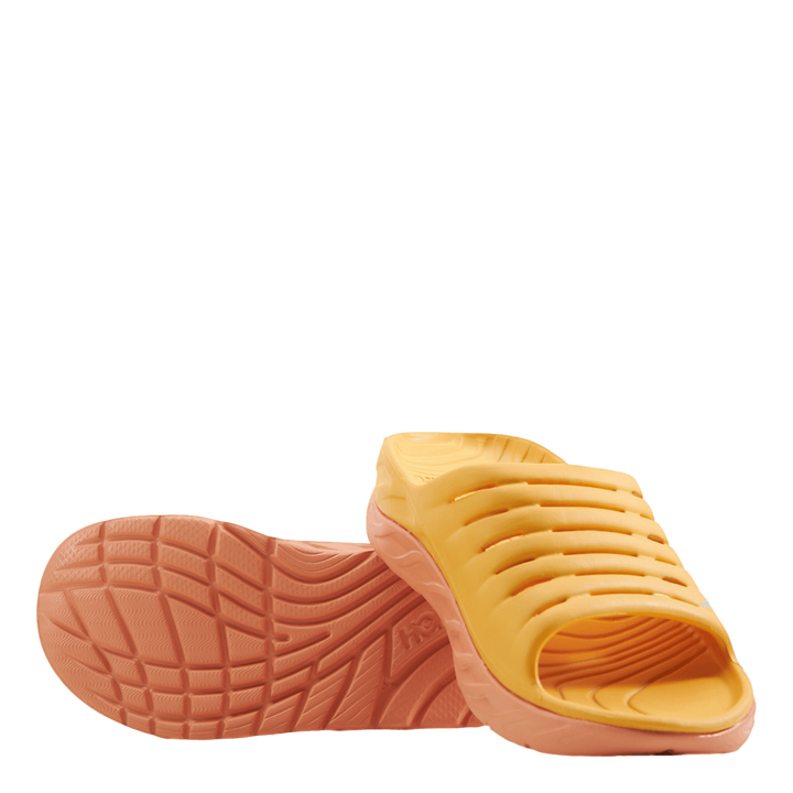 U Ora Recovery Slide Amber Yellow / Shell Coral