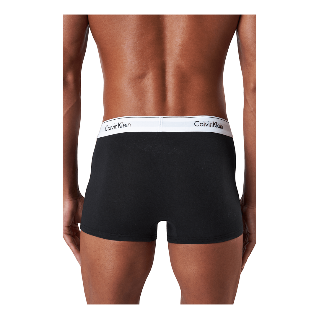 Modern Ctn Stretch Trunk 3Pk Black