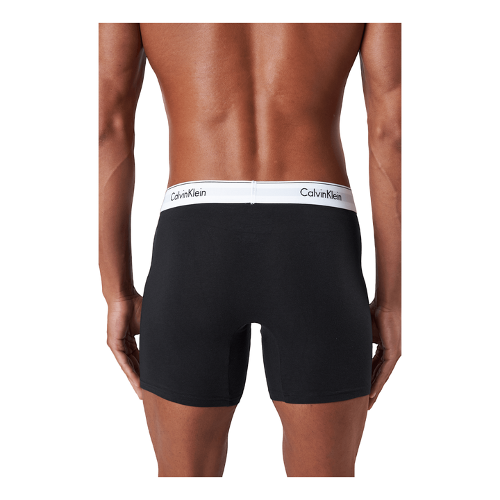 Modern Ctn Stretch Boxer Brief 3Pk Black