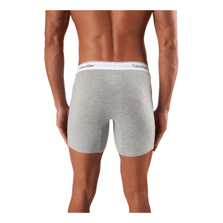 Boxer Brief 3pk Black/ White/ Grey Heather