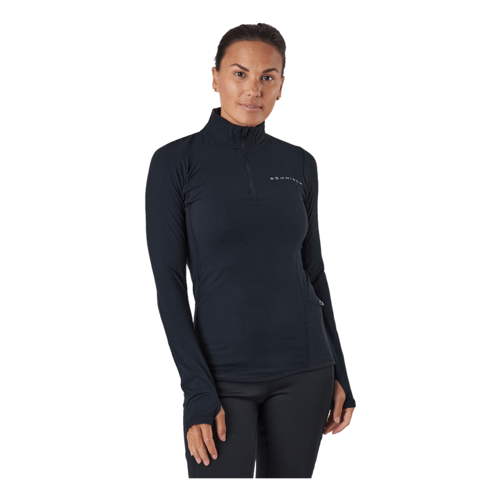 Light Thermo Half Zip Black