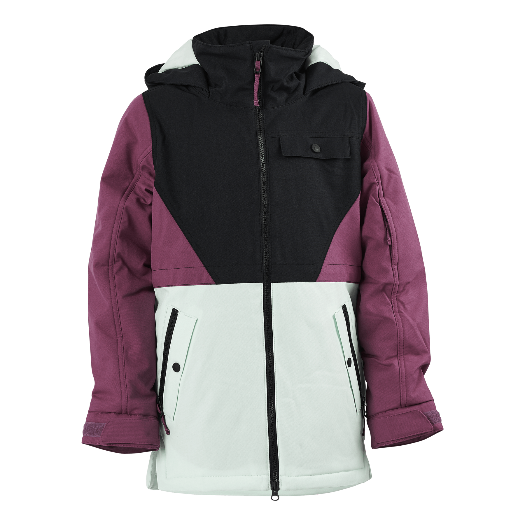 Burton Girls' Khione 2l Jacket True Black/vivid Viola/jewel G Burton Girls' Khione 2l Jacket True Black/vivid Viola/jewel G