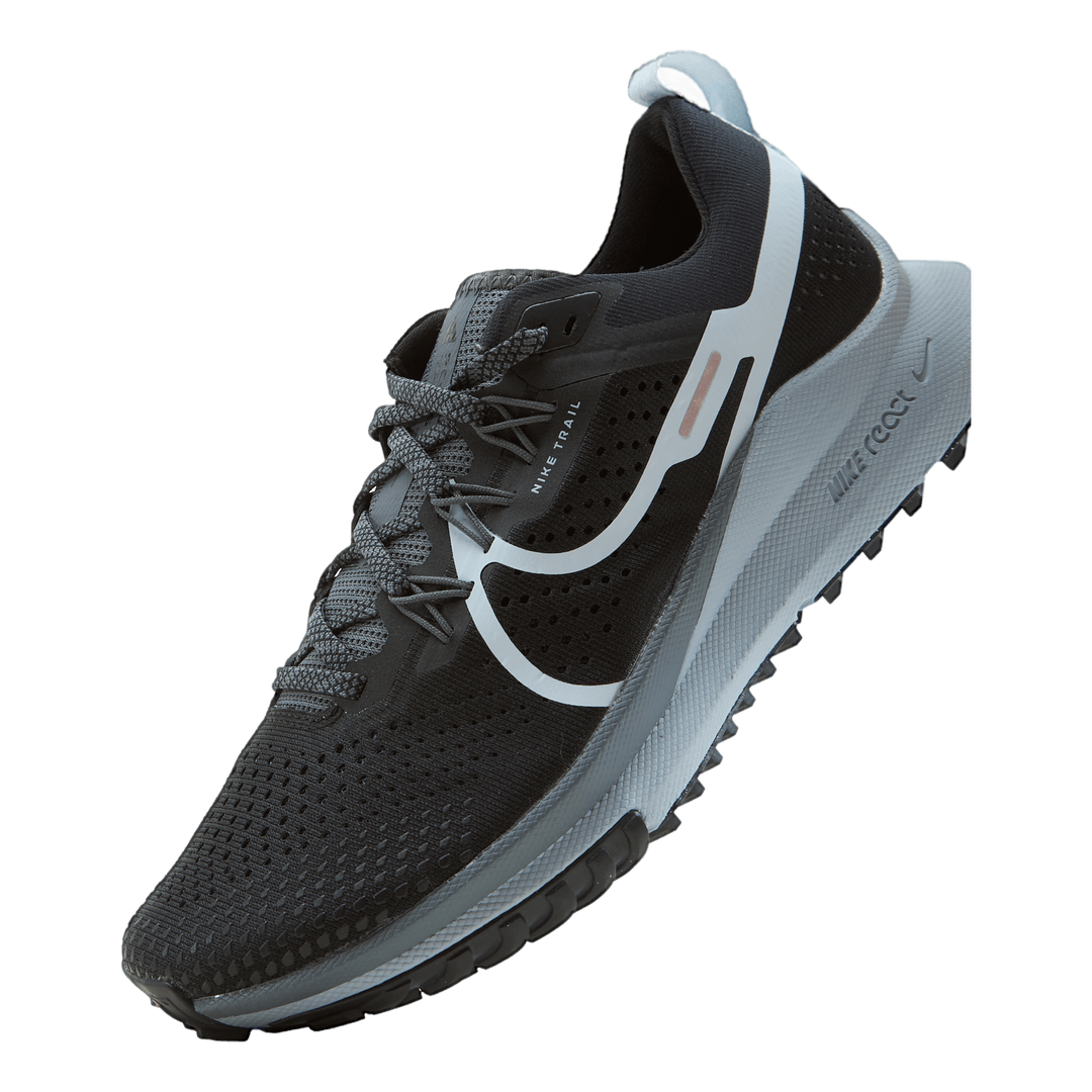 React Pegasus Trail 4 Men's Trail Running Shoes BLACK/AURA-DARK GREY-WOLF GREY