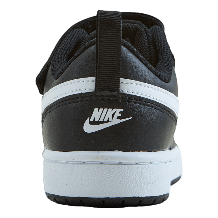 Court Borough Low 2 Little Kids' Shoes BLACK/WHITE