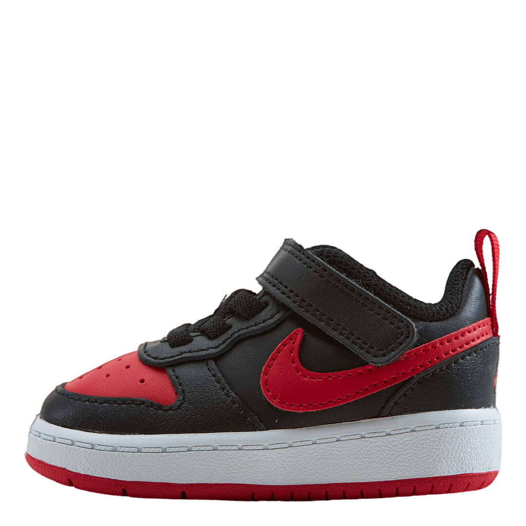 Nike Court Borough Low 2 Baby/ Black/university Red-white