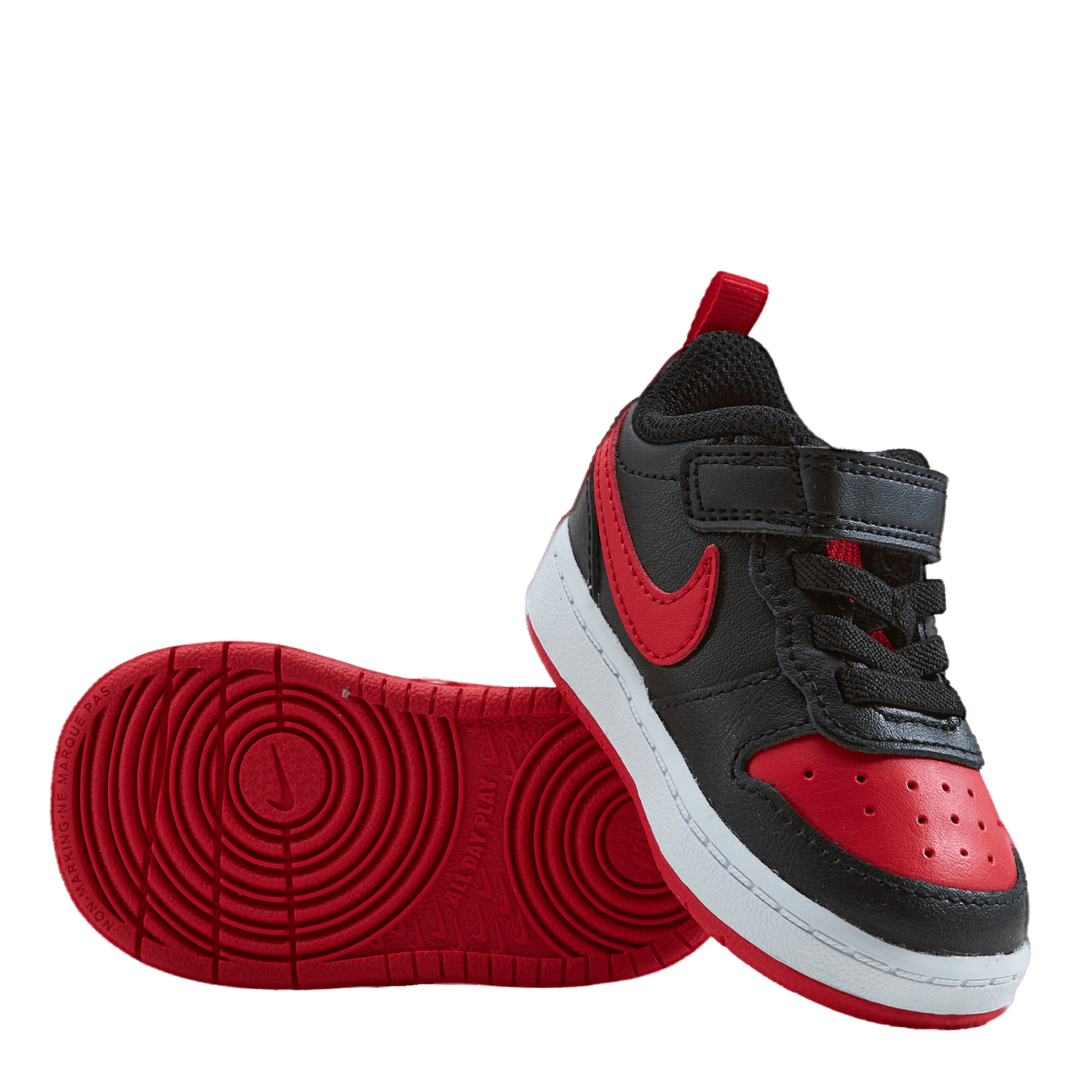 Nike Court Borough Low 2 Baby/ Black/university Red-white