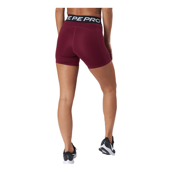 Nike Pro 365 Women's 5" Shorts Dark Beetroot/black/white