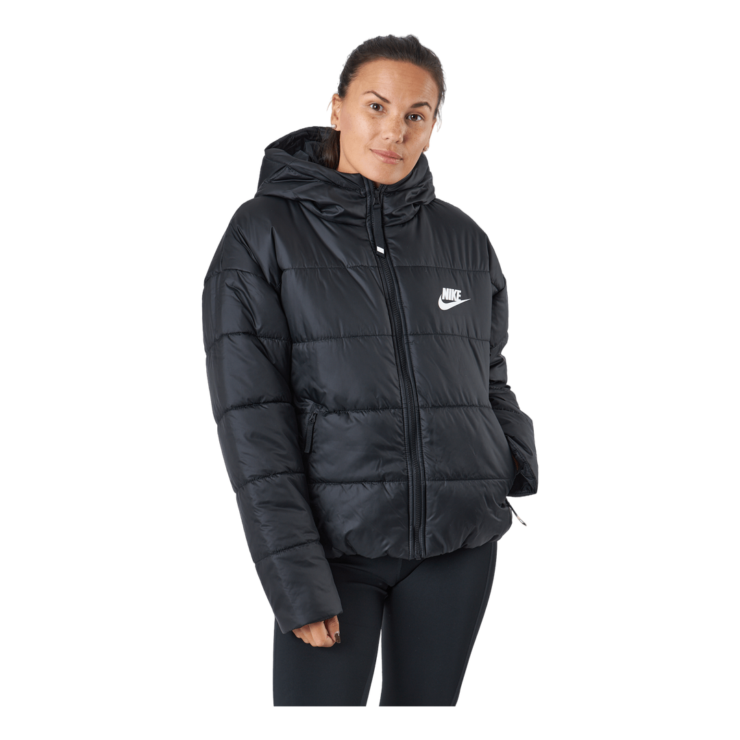 Nike W Nsw Syn Tf Rpl Hd Jkt Black black white Sportamore
